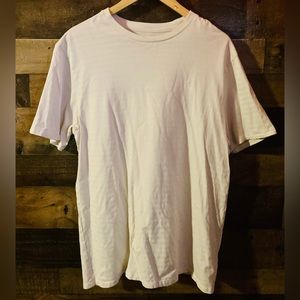 Calvin Klein Men’s Large White Logo Short Sleeved T-Shirt